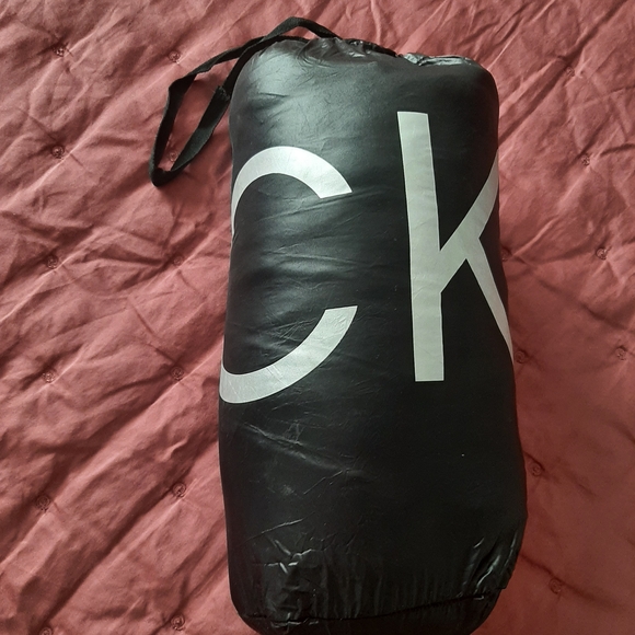 Calvin Klein Glossy Black Hooded Jacket - Picture 6 of 6